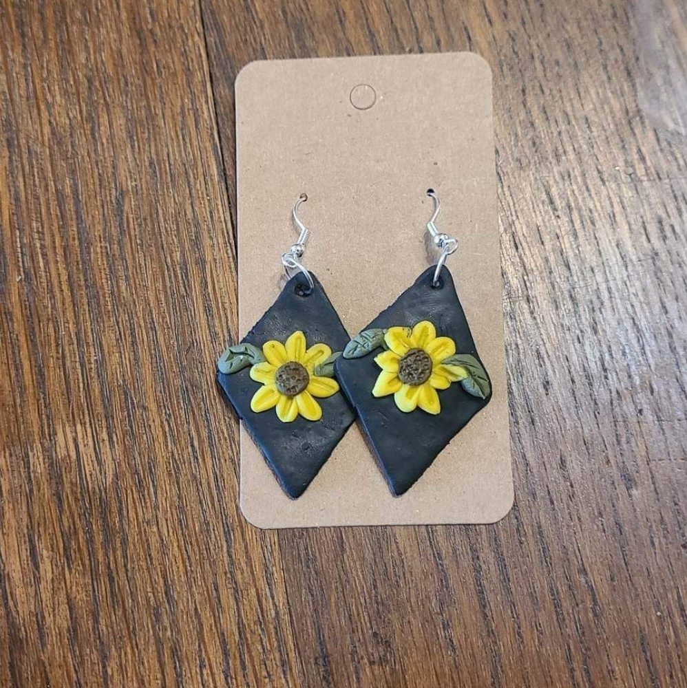 Polymer clay earrings